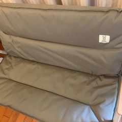 廃盤カラー　DOD グッドラックソファ　カーキxベージュ　美品　値引き不可の画像
