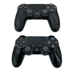 186000 現状品 SONY ソニー プレイステーション４コントローラー CUH-ZCT2J  ブラック 2点まとめ売り [250128HM130091]の画像
