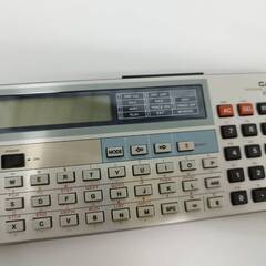 【ジャンク】CASIO PB-100 ポケコン/増設メモリ(OR-1 E)セット！の画像