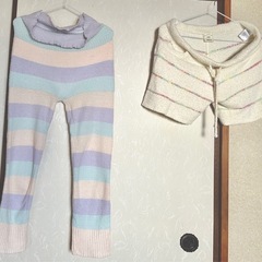 優しい肌触りの部屋着　ボトム２着の画像