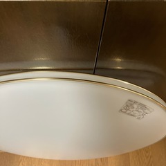 円形LEDシーリングライト ホワイト リモコン付きの画像