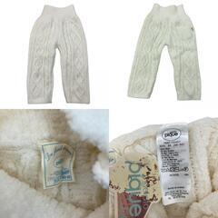 186005 現状品 gelato pique ジェラートピケ ベビー服　ポンチョ　パンツ ホワイト [250210HM240060]の画像