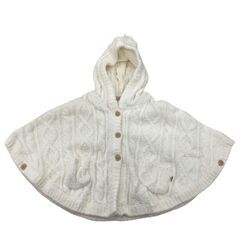 186005 現状品 gelato pique ジェラートピケ ベビー服　ポンチョ　パンツ ホワイト [250210HM240060]の画像