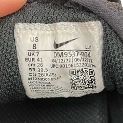 186005 現状品 NIKE ナイキ AIRMAX SYSTM DM9537-004  26 ブラック メンズ [250207HM130096]の画像