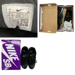 186000 現状品 NIKE SB ナイキエスビー スニーカー DH1030-001  24 ブラック ユニセックス [250205HM190028]の画像