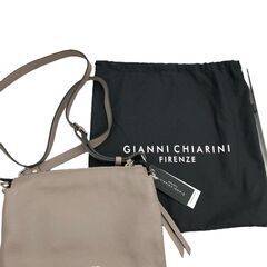 186001 新品未使用 GIANNI CHIARINI ジャンニキャリーニ ショルダーバッグ グレー 未使用 タグ付き レディース [250129HM040038]の画像