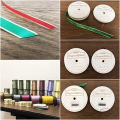 カーリングリボン大量まとめて出品 包装材 TOKYO RIBBON　5mm×500＃50＃25＃24 他色々おまけ付き 梱包用リボン 東京リボンの画像