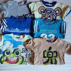 120cm Tシャツとデニムパンツ 11点セットの画像