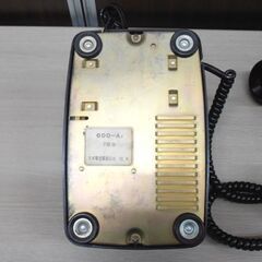 黒電話 ダイヤル式 昭和レトロ 日本電信電話公社 使用可能 当時物 電話機 アンティーク 苫小牧西店の画像