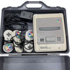 186000 現状品 Nintendo 任天堂 ニンテンドウ テレビゲーム SHVC-001  グレー [250127HM140055]の画像