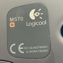 【Logicool】 ロジクール M570 ワイヤレス マウス ブラック トラックボール 無線マウス 無線接続 レシーバー  A0212の画像