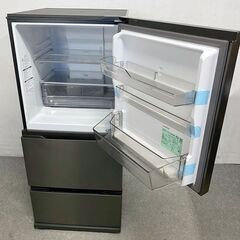 高年式!2024年製! ほぼ未使用 AQUA/アクア 3ドア冷蔵冷凍庫 262L 右開き AQR-26R(DS) ② 中古家電 店頭引取歓迎 uR9976の画像