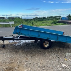 中川車輌　コンバインカー 最大積載量1400kg 油圧シーソー式 運搬車 コンバイントレーラー 搬送 2輪 荷台 牽引 荷台スライド　シーソー式　トレーラー　宮崎の画像