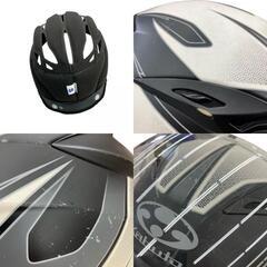 186000 現状品 OGK KABUTO オージーケーカブト Kabuto　KAMUI-Ⅱ　フルフェイス フラットブラックホワイト [250117HM140242]の画像