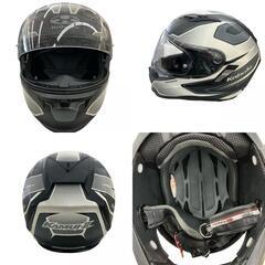 186000 現状品 OGK KABUTO オージーケーカブト Kabuto　KAMUI-Ⅱ　フルフェイス フラットブラックホワイト [250117HM140242]の画像