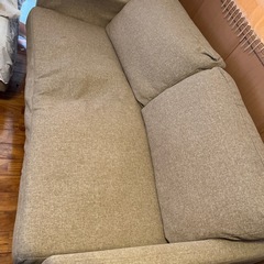 ２人掛けソファあげますの画像