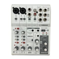 186000 現状品 YAMAHA ヤマハ ライブストリーミングミキサー AG06MK2  ホワイト [250414HM210030]の画像