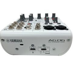 186000 現状品 YAMAHA ヤマハ ライブストリーミングミキサー AG06MK2  ホワイト [250414HM210030]の画像