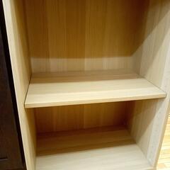 【リユースのサカイ八街店】★ジモティ割あり★ 収納棚　ナチュラル　クリーニング済　YJ7418の画像