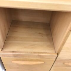 【ジャングルジャングル岩出店】【A993】レンジボード ナチャラル 中古 家具 和歌山 岩出市 紀の川市 海南市の画像