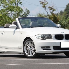 H20 BMW 120i カブリオレ　電動オープン　革シート　ナビ　バックモニター　オルタネーター　ウォーターポンプ交換済み　車検付きの画像