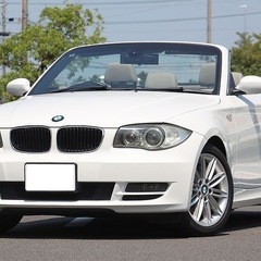 H20 BMW 120i カブリオレ　電動オープン　革シート　ナビ　バックモニター　オルタネーター　ウォーターポンプ交換済み　車検付きの画像