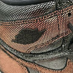 186000 現状品 NIKE ナイキ スニーカー AIR JORDAN エアジョーダン CU6690  ブラック メタリック ローズ ゴールド 箱入り [250528HM240048]の画像
