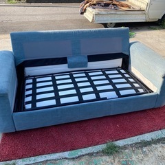 No.a177 2人がけソファベッド IKEA リードフルト 新品ソファカバー付きの画像