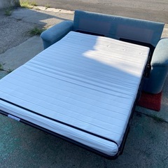 No.a177 2人がけソファベッド IKEA リードフルト 新品ソファカバー付きの画像