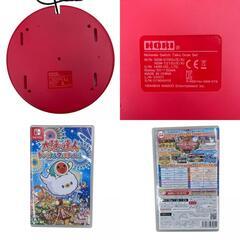 186002 現状品 任天堂 ／ Nintendo ニンテンドー 太鼓とバチ　ソフト・マイバチ付き☆ [250416HM090092]の画像