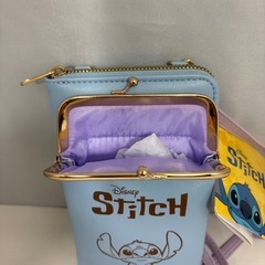 未使用品 ディズニー リロ&スティッチ 財布 スマホショルダーバッグの画像