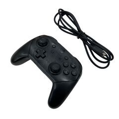 186002 現状品 Nintendo 任天堂 ニンテンドウ Proコントローラー HAC-013  ブラック [250425HM060011]の画像