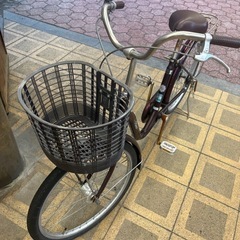 日本製　23.5インチ　ママチャリ　オートライト付の画像