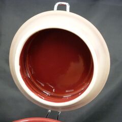 ☆BEE HOUSE キャニスター 2個セット 白 赤 保存容器 密閉容器 ビーハウス 食品保存 札幌 北20条店の画像