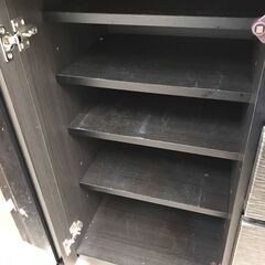 【ジャングルジャングル岩出店】【A994】キッチンカウンター ブラック 中古 家具 和歌山 岩出市 紀の川市 海南市の画像