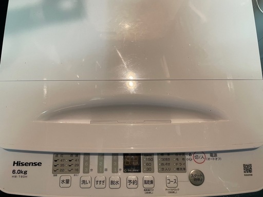 【中古】¥12,800 ハイセンス6k洗濯機　2023年製　【IH47】