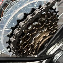 ★未使用に近い! 美品! キャプテンスタッグ ナビーFDB206 折り畳み自転車 20インチ 6段変速 マッドブラック 札幌発　リサイクルショップ札幌　買取本舗　西野店の画像