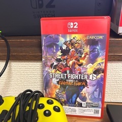 【極
美品】Switch2(マリオ同梱)ストリートファイター6付き の画像