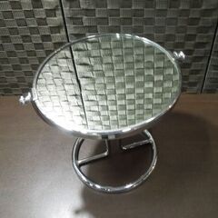 複数在庫あり!! 卓上 スタンドミラー 直径30cm 片面鏡  ディスプレイ台としても テーブルミラー メイク用 インテリア 店舗備品 札幌市 新道東店の画像