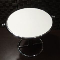 複数在庫あり!! 卓上 スタンドミラー 直径30cm 片面鏡  ディスプレイ台としても テーブルミラー メイク用 インテリア 店舗備品 札幌市 新道東店の画像