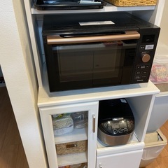 白井産業　レンジ台【傷あり】の画像