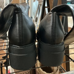 状態良いです👍 ロングブーツ👢 ストレッチロング ブーツ シューズ 靴 厚底 インソール 美脚ロングブーツ　黒の画像
