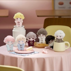 DIMOO Crush on Coffee シリーズ ぬいぐるみキーチェーン アソートの画像