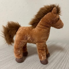馬のぬいぐるみの画像