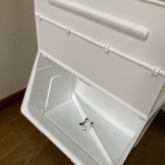 【新品未使用】収納ケース フタ付き 前開き ビッグエル の画像
