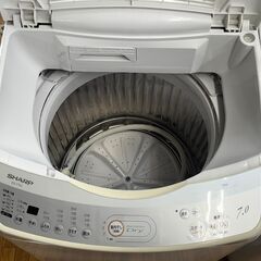 【リサイクルショップどりーむ鹿大前店】No.2512 洗濯機 SHARP/シャープ 2005年製 7.0㎏の画像