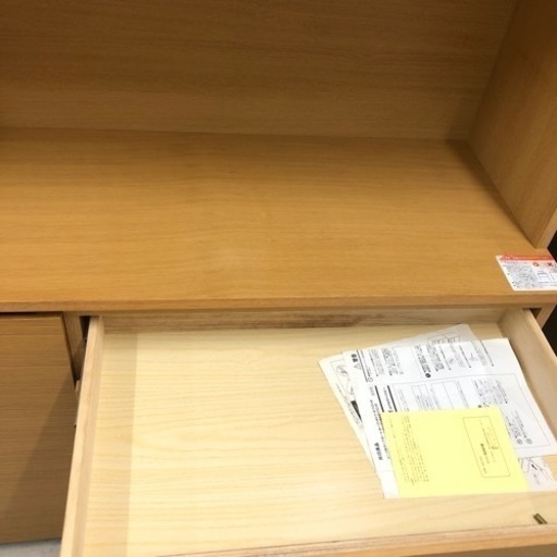 無印良品レンジボードナチュラル二枚扉【トレファク堺福田店】