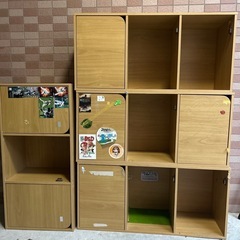 カラーボックス4個　収納の画像