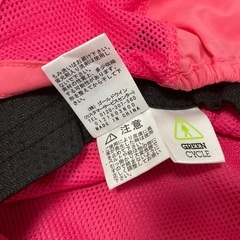 良品 THE NORTH FACE キッズ ピンク サンシールドハット  KS /ハット キッズの画像
