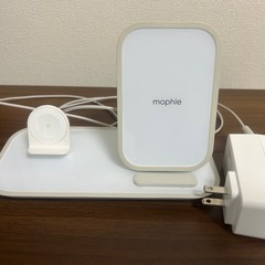 mophie 2-in-1 wireless charging standの画像